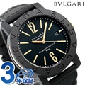 ブルガリ ブルガリブルガリ カーボンゴールド 自動巻き メンズ 腕時計 BBP40BCGLD/N BVLGARI オールブラック