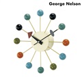 ジョージ ネルソン ボール クロック クオーツ 掛時計 クロック GN397C George Nelson マルチカラー