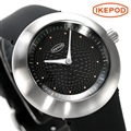 アイクポッド デュオポッド 42mm クオーツ メンズ 腕時計 IPD004SILB IKEPOD ブラック