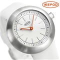 アイクポッド デュオポッド 42mm クオーツ メンズ 腕時計 IPD016SILW IKEPOD ホワイト