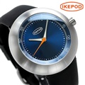 アイクポッド メガポッド 46mm 自動巻き メンズ 腕時計 IPM001SILB IKEPOD ブルー×ブラック