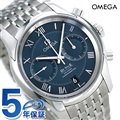 オメガ デビル コーアクシャル クロノグラフ 42mm 自動巻き 431.10.42.51.03.001 ブルー OMEGA 腕時計