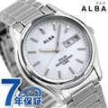 セイコー アルバ ソーラー メンズ 腕時計 AEFD567 SEIKO ALBA ホワイト