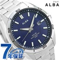 セイコー SEIKO メンズ 腕時計 スポーティ ソーラー ネイビー AQGD403 アルバ