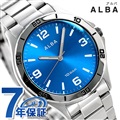 セイコー アルバ メンズ 腕時計 ブルー クオーツ AQPK412 SEIKO ALBA