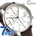 イッセイミヤケ クロノグラフ C シィ メンズ レディース 腕時計 NYAD009 ISSEY MIYAKE ホワイト×ブラウン 時計