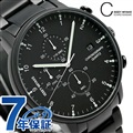 イッセイ ミヤケ Cシリーズ クロノグラフ 腕時計 NYAD008 ISSEY MIYAKE オールブラック