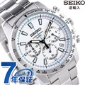 SEIKO 逆輸入 海外モデル クロノグラフ クオーツ SSB025P1（SSB025PC） メンズ 腕時計 ホワイト