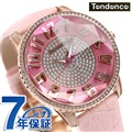 テンデンス トゥインクル スワロフスキー クオーツ メンズ レディース 腕時計 TY132008 TENDENCE ピンク