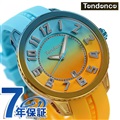 テンデンス ディカラー クオーツ メンズ レディース 腕時計 TY933002 TENDENCE ブルー×オレンジ