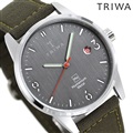 TRIWA トリワ 時計 ヒューマニウム メンズ レディース 腕時計 HU39D-CL080912 ダークグレー×ミリタリーグリーン