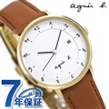 【時計ケース付】 アニエスベー マルチェロ 日本製 レディース 腕時計 FBSK944 agnes b. ホワイト