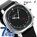 【時計ケース付】 アニエスベー メンズ 腕時計 FCRB402 agnes b. 時計 Bluetooth ブラック