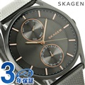 スカーゲン メンズ 腕時計 ホルスト マルチファンクション SKW6180 グレー SKAGEN 時計