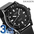 スカーゲン フィスク 38mm メンズ レディース 腕時計 SKW2917 SKAGEN オールブラック 黒