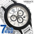 ヴェルサーチ キャラクター クロノグラフ スイス製 メンズ 腕時計 VEM800118 VERSACE ホワイト 新品