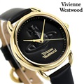 ヴィヴィアンウエストウッド 時計 クオーツ レディース 腕時計 VV163GDBLK Vivienne Westwood ブラック