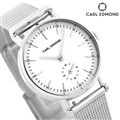 カールエドモンド CARL EDMOND レディース 腕時計 北欧 シンプル ミニマリズム CER3201-M16 リョーリット 32mm ホワイト