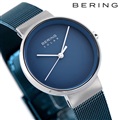 ベーリング ソーラーコレクション 31mm ソーラー レディース 腕時計 14331-307 BERING ブルー