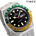 タイメックス キュー タイメックス 38mm クオーツ メンズ 腕時計 TW2U61000 TIMEX ブラック