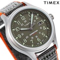 タイメックス エクスペディション スカウト・ソーラー 41mm ソーラー メンズ 腕時計 TW4B18600 TIMEX グリーン×グレー
