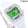 タイメックス クラシック タイルコレクション クラシックデジタル 36mm クオーツ ユニセックス 腕時計 TW2V20100 TIMEX ホワイト