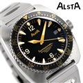 アルスタ ノートスカフ ジョーズウォッチ 50周年記念モデル スイス製 自動巻き メンズ 腕時計 ANSA1970-50TH ALSTA ブラック