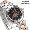 ヴィヴィアン ウエストウッド ウェストボーン 28mm レディース 腕時計 VV092BKSR Vivienne Westwood ブラック×ピンクゴールド