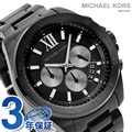 マイケルコース ブレッケン 45mm クロノグラフ クオーツ メンズ 腕時計 MK8858 MICHAEL KORS ブラック 