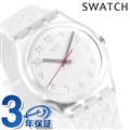 スウォッチ ホワイトネル クオーツ 腕時計 メンズ レディース SWATCH GE286 ホワイト 白 スイス製 