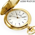 アエロウォッチ クオーツ 懐中時計 AEROWATCH 04821-JA01 ホワイト 白 スイス製