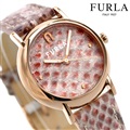 フルラ イージーシェイプ クオーツ 腕時計 レディース 革ベルト FURLA WW00024018L3 ピンク 