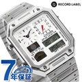 シチズン コレクション レコードレーベル サーモセンサー クオーツ 腕時計 メンズ 流通限定モデル クロノグラフ CITIZEN RECORD LABEL JG2120-65A アナデジ ホワイト 白