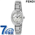 フェンディ モメント フェンディ クオーツ 腕時計 レディース ダイヤモンド FENDI F218024500B1 アナログ ホワイトシェル 白 スイス製