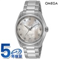 オメガ シーマスター アクアテラ 39mm 自動巻き 腕時計 レディース ダイヤモンド OMEGA 231.10.39.21.55.002 アナログ ホワイトシェル 白