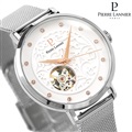 ピエールラニエ エオリアオートマウォッチ 自動巻き 腕時計 レディース オープンハート Pierre Lannier P311D601 アナログ ホワイト 白
