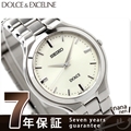 セイコー ドルチェ クオーツ ペアウォッチ メンズ SACM107 SEIKO DOLCE＆EXCELINE 腕時計 シルバー